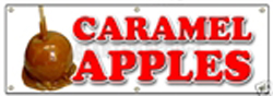 Caramel Apple Banner 72" x 24"